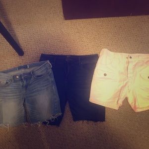 Assorted shorts hollister,vintage ,and KUT